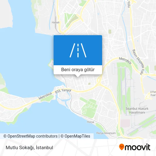 Mutlu Sokağı harita