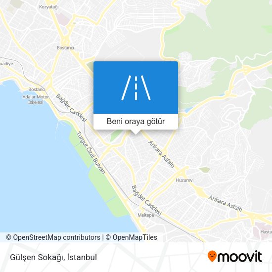 Gülşen Sokağı harita