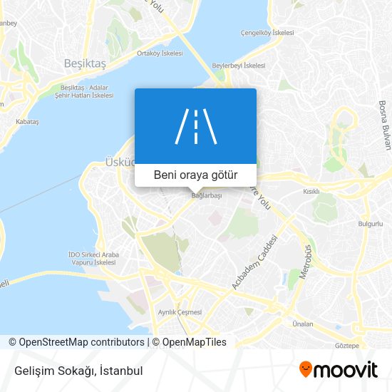 Gelişim Sokağı harita