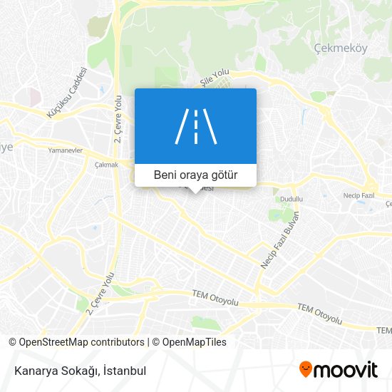 Kanarya Sokağı harita
