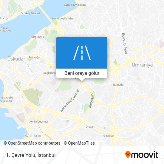 1. Çevre Yolu harita
