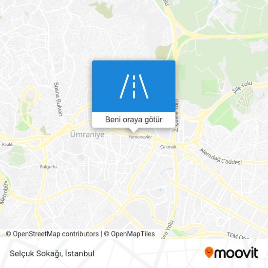 Selçuk Sokağı harita