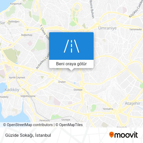 Güzide Sokağı harita