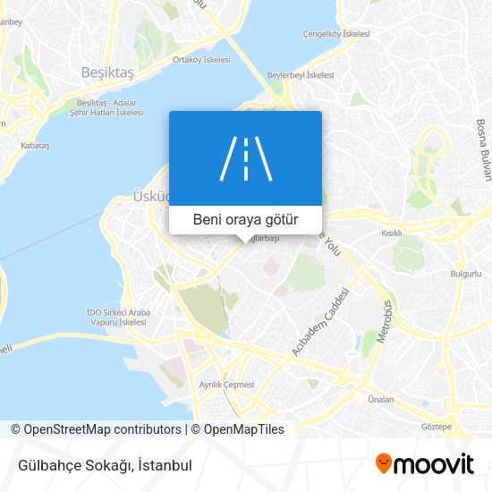Gülbahçe Sokağı harita