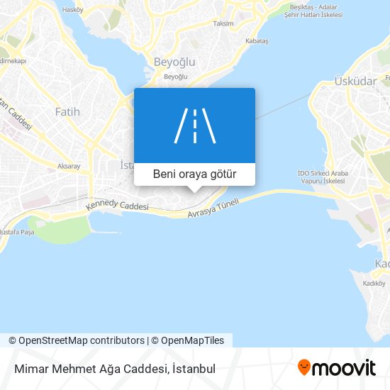 Mimar Mehmet Ağa Caddesi harita