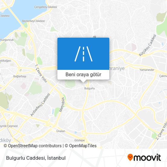 Bulgurlu Caddesi harita