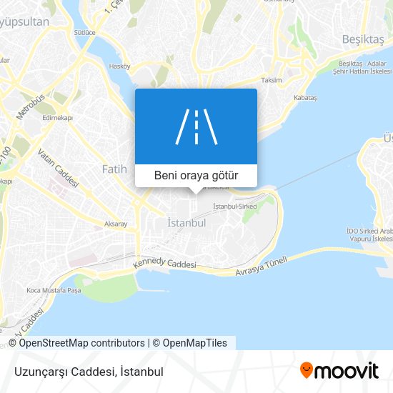 Uzunçarşı Caddesi harita
