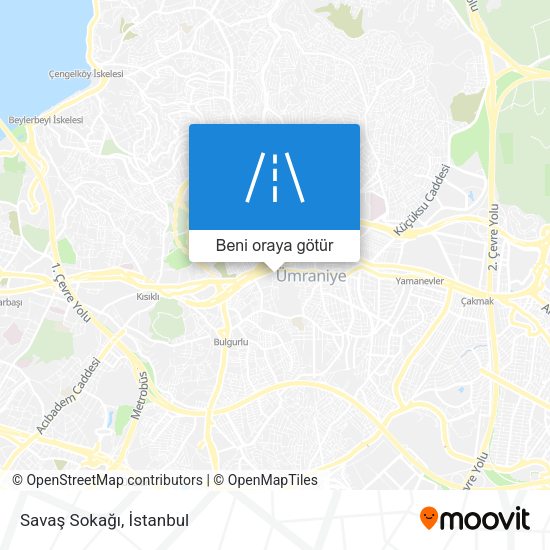 Savaş Sokağı harita