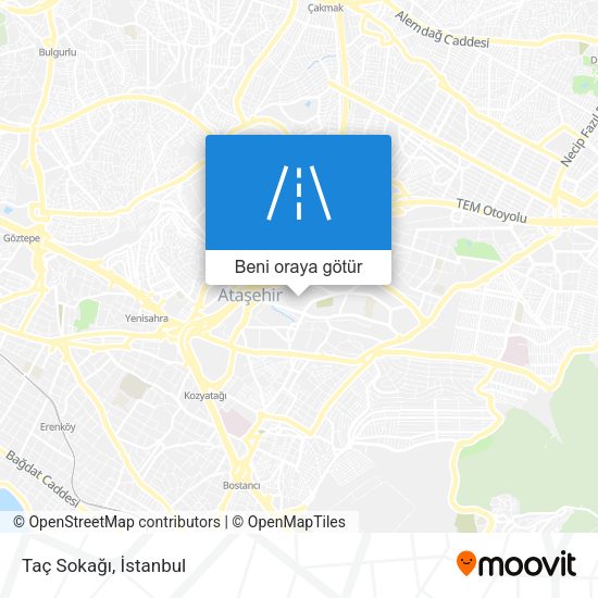 Taç Sokağı harita