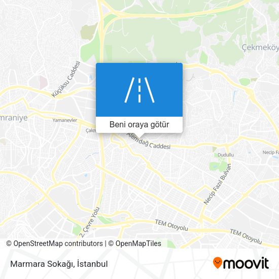 Marmara Sokağı harita