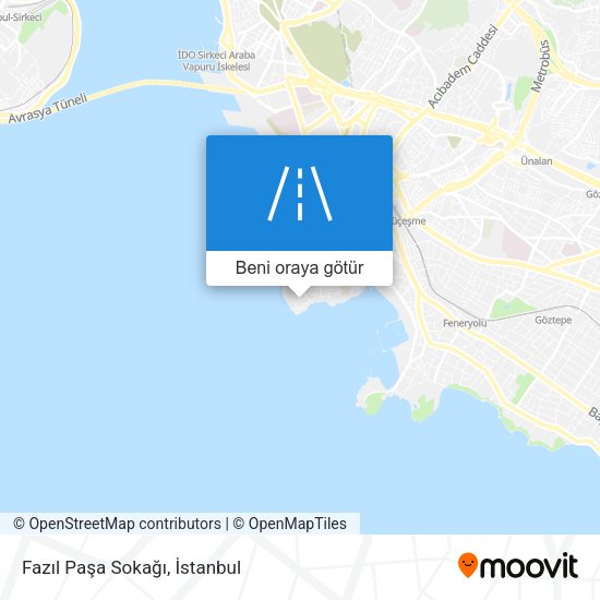 Fazıl Paşa Sokağı harita