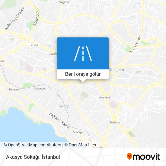 Akasya Sokağı harita