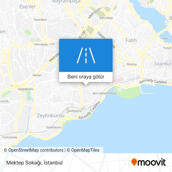 Mektep Sokağı harita