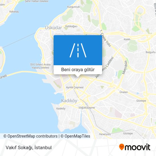 Vakıf Sokağı harita