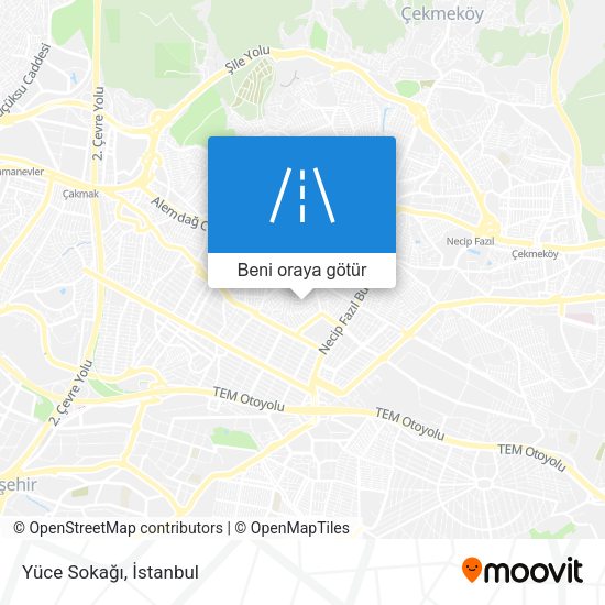 Yüce Sokağı harita