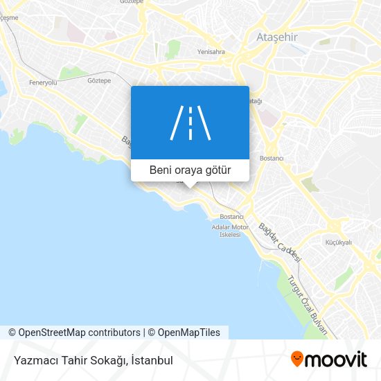 Yazmacı Tahir Sokağı harita