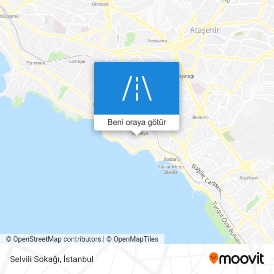 Selvili Sokağı harita