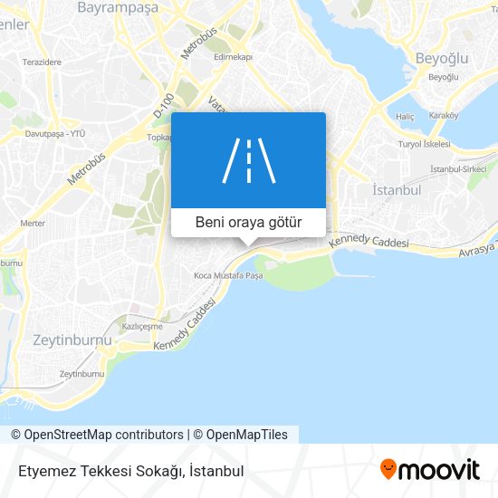 Etyemez Tekkesi Sokağı harita