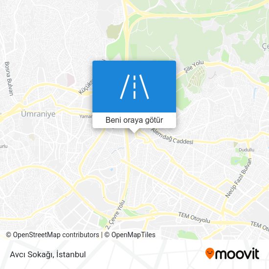 Avcı Sokağı harita