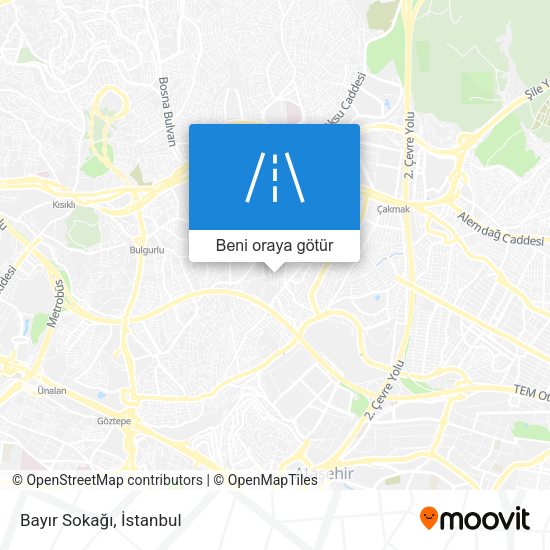 Bayır Sokağı harita