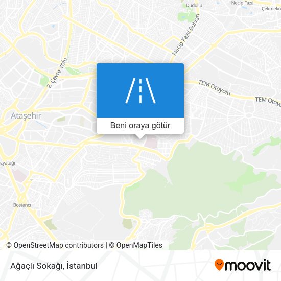 Ağaçlı Sokağı harita