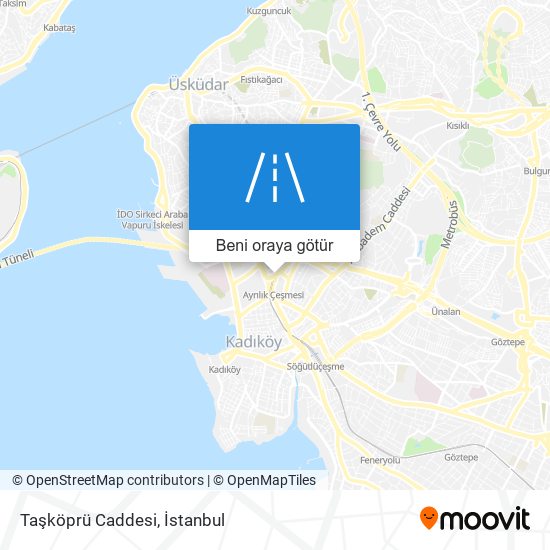 Taşköprü Caddesi harita