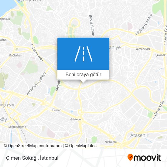 Çimen Sokağı harita
