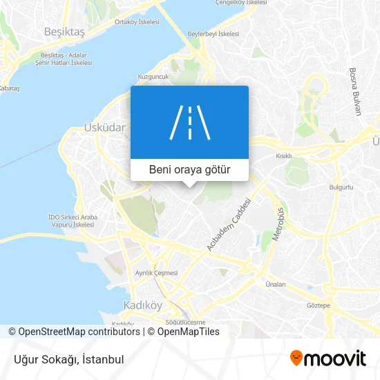 Uğur Sokağı harita
