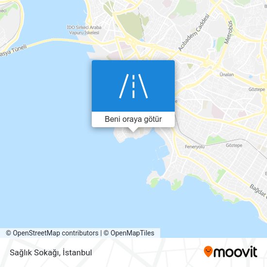 Sağlık Sokağı harita