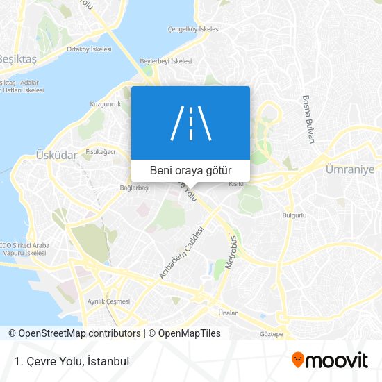 1. Çevre Yolu harita