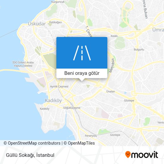 Güllü Sokağı harita