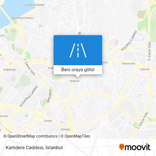 Karlıdere Caddesi harita