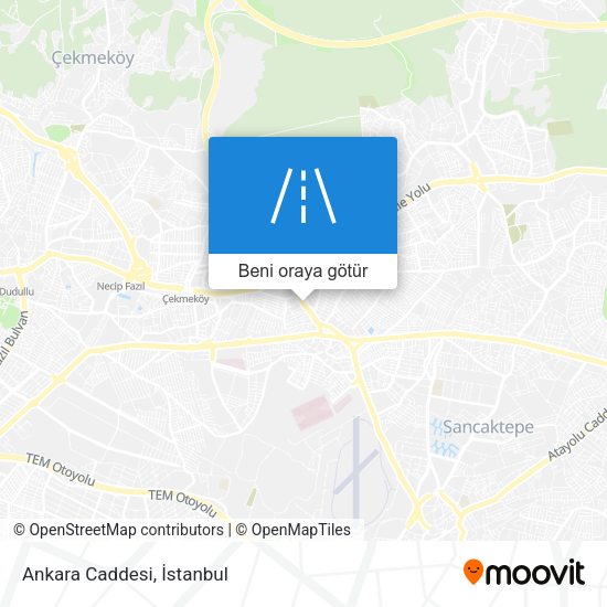 Ankara Caddesi harita