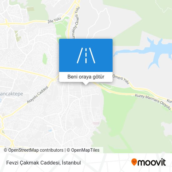 Fevzi Çakmak Caddesi harita