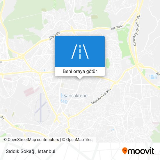 Sıddık Sokağı harita