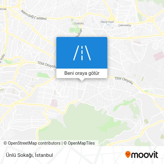 Ünlü Sokağı harita