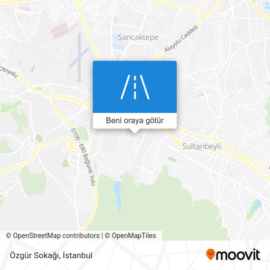 Özgür Sokağı harita