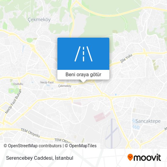 Serencebey Caddesi harita