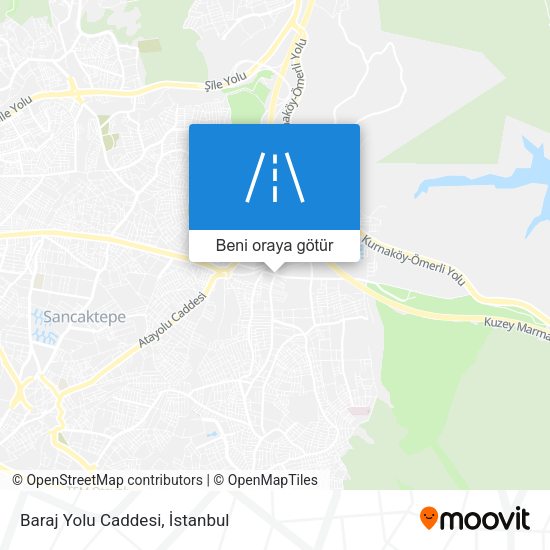 Baraj Yolu Caddesi harita