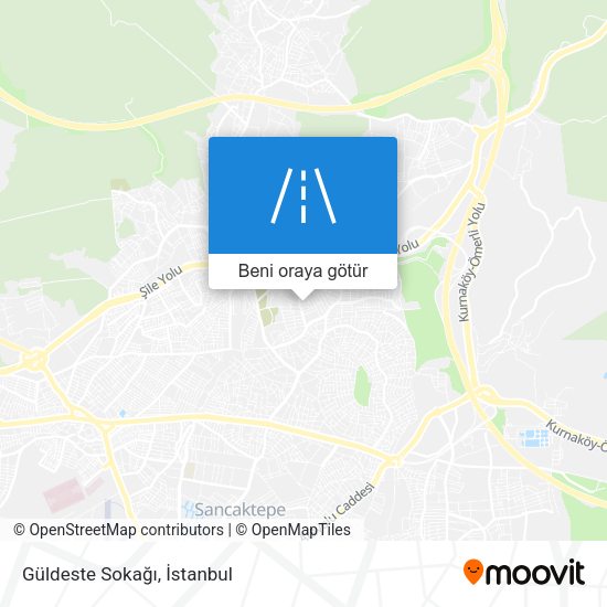 Güldeste Sokağı harita
