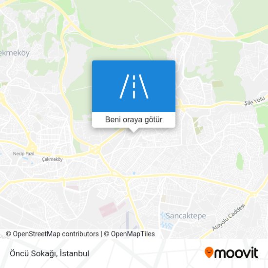 Öncü Sokağı harita