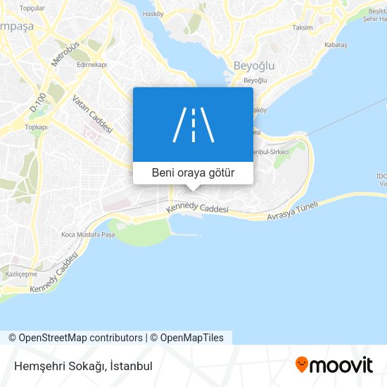 Hemşehri Sokağı harita