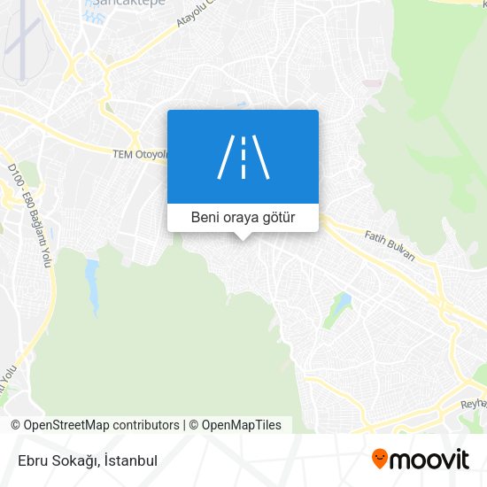 Ebru Sokağı harita
