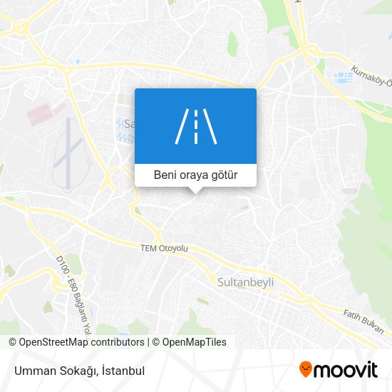 Umman Sokağı harita