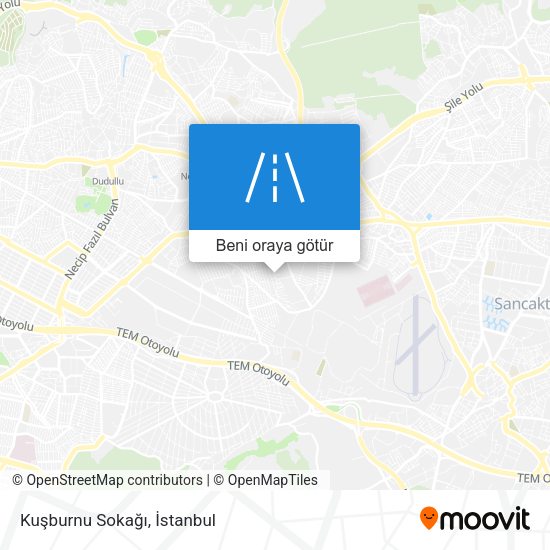 Kuşburnu Sokağı harita