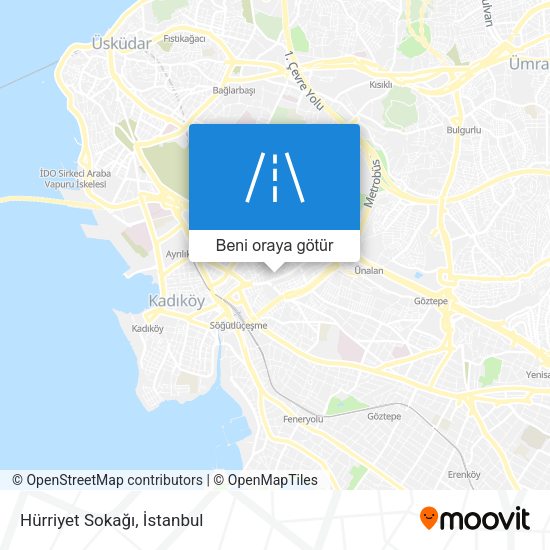 Hürriyet Sokağı harita