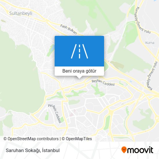 Saruhan Sokağı harita