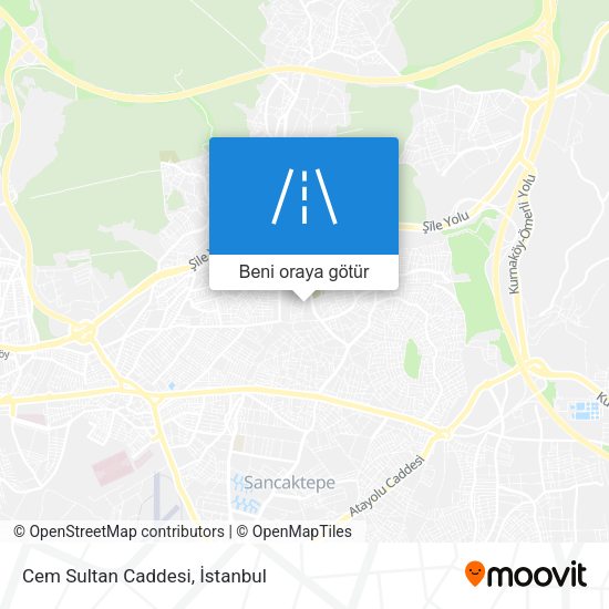 Cem Sultan Caddesi harita