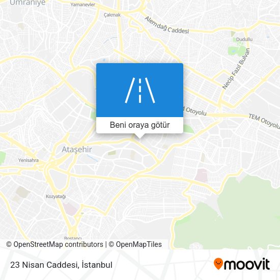 23 Nisan Caddesi harita