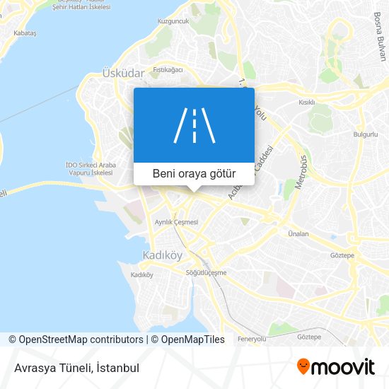 Avrasya Tüneli harita